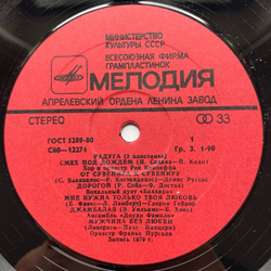 Винтажная виниловая пластинка LP Сборник Радуга (2 Пластинка) (СССР 1979)