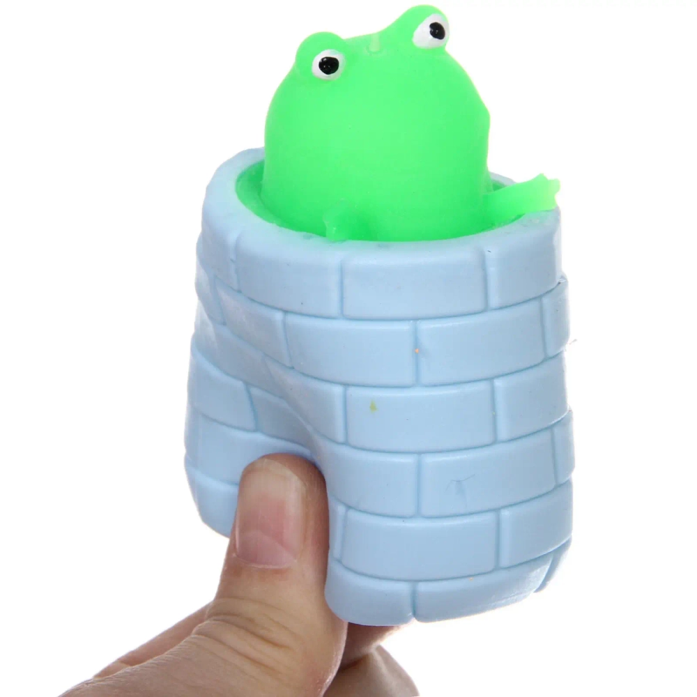 Игрушка «Лягушка в колодце», 6,5*6 см, микс СТИКЕР НА ВЛОЖЕНИЕ