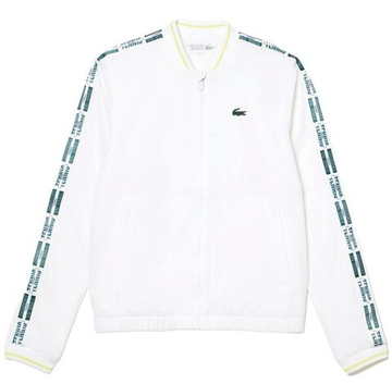 Женская Кофта теннисная Lacoste Recycled Fiber Stretch Tennis Jacket - белый