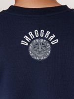 Свитшот Варгградъ мужской тёмный индиго "Вранакрик" без начёса