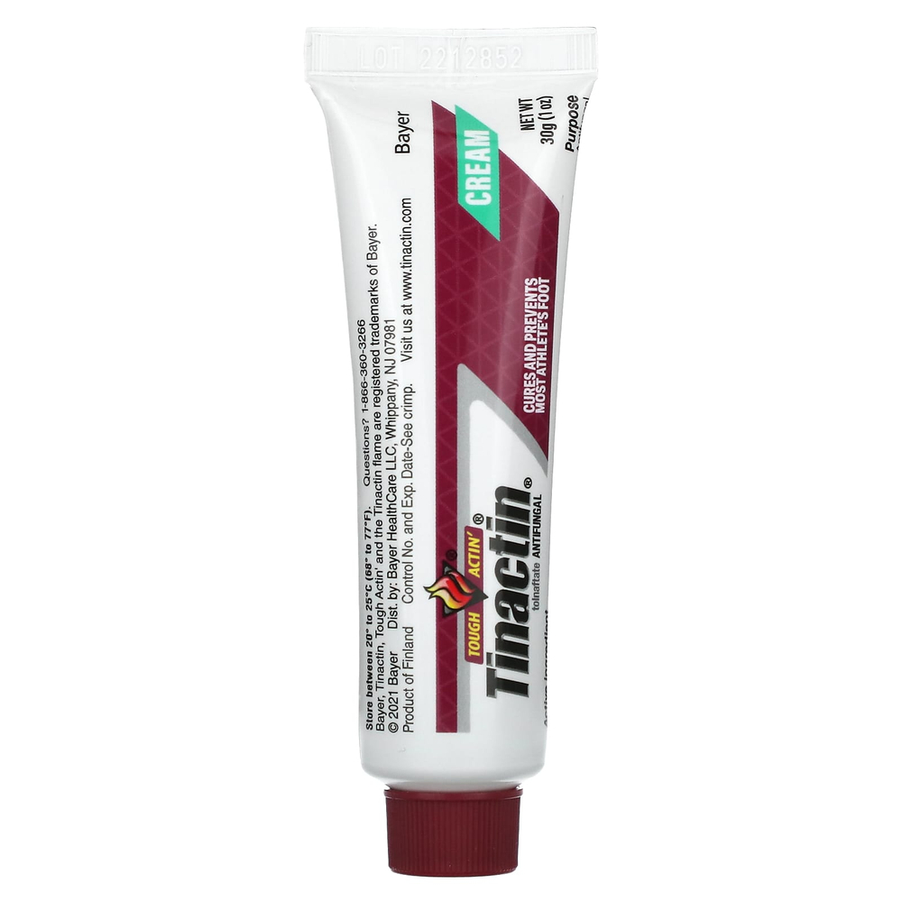 Tinactin, Athlete's Foot, крем, 30 г (1 унция)
