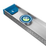 Уровень алюминиевый скелетный, 2 глазка+1 поворотный на 360, магн. лента, линейка, 800мм, (шт.)