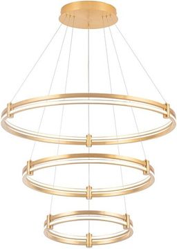 Люстра подвесная LED 110W 2800К-6500К 4006/05/03P латунь Tooring Stilfort