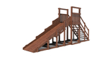 Зимняя деревянная горка W-3 (длина ската 3,5м)
