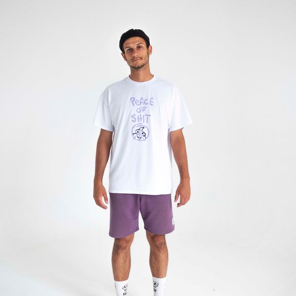Футболка Popandopalaz Peace of Shit Белая - фото 2