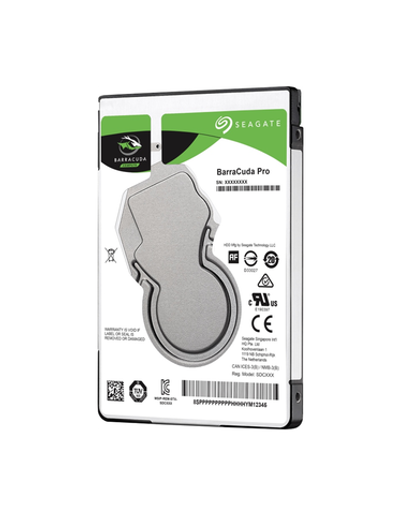 Seagate Barracuda HDD SATA 2,5" 1Tb, 7200 rpm, 128Mb buffer, 512e/4Kn, ST1000LM049, 1 year