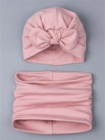 Чалма осенняя для девочки и снуд