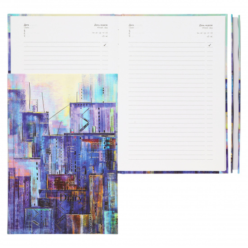 Ежедневник недатированный DIARY арт. 61460 КАМЕННЫЕ ДЖУНГЛИ / А5, 80 л.