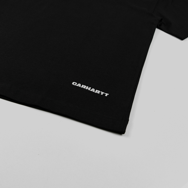 Футболка мужская Carhartt WIP Link Script артикул:I031373_black - купить в магазине Дайс