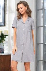 Рубашка-Халат на пуговицах Mia-Amore Элайн 1517