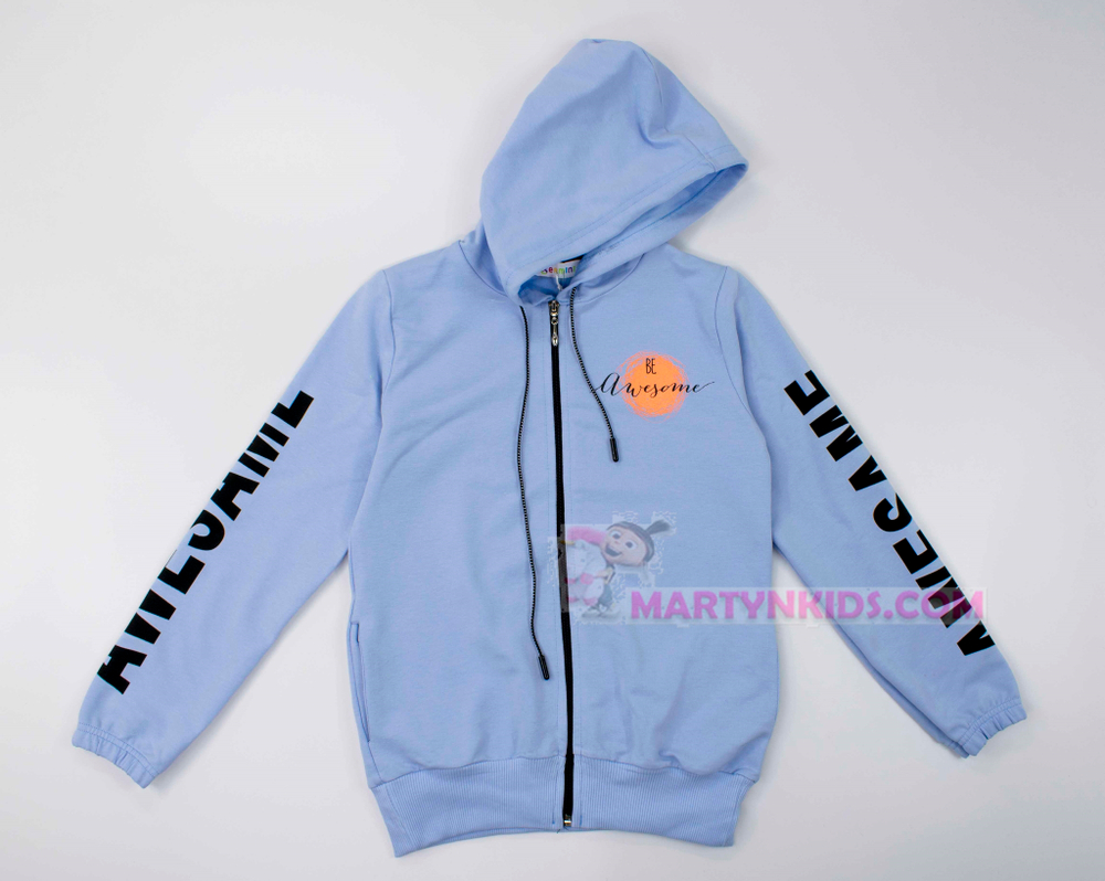 толстовка на замке худи AWESAME 3685