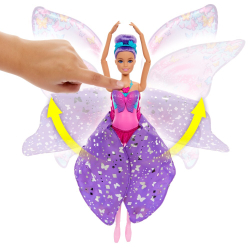 Barbie - Бабочка-балерина 2-в-1 кукла с раскладными крыльями HXJ10 / артикул   HXJ10  / GTIN 194735230709
