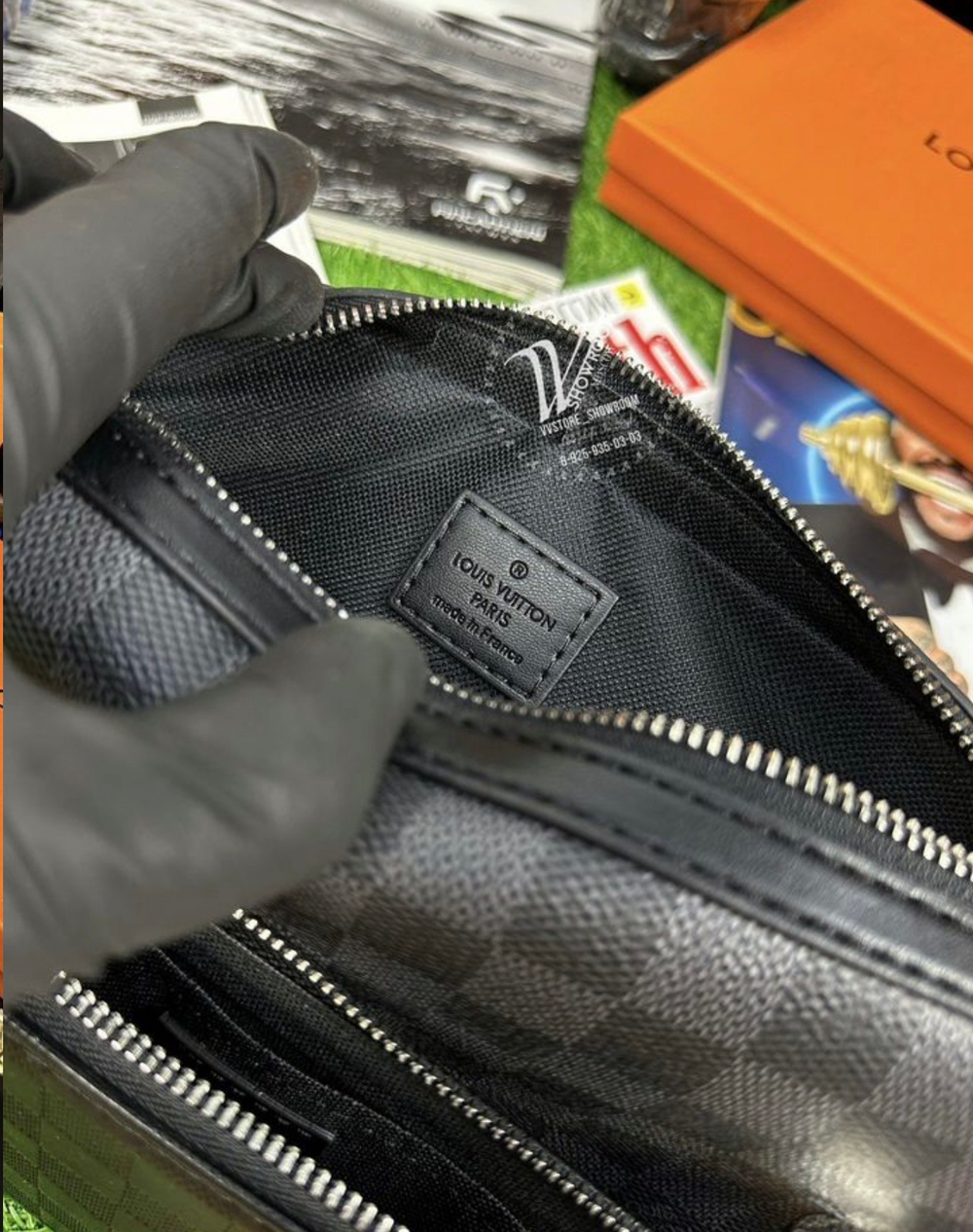 Сумка мессенджер Louis Vuitton Trio премиум