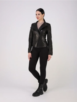 Кожаная куртка демисезонная косуха натуральная