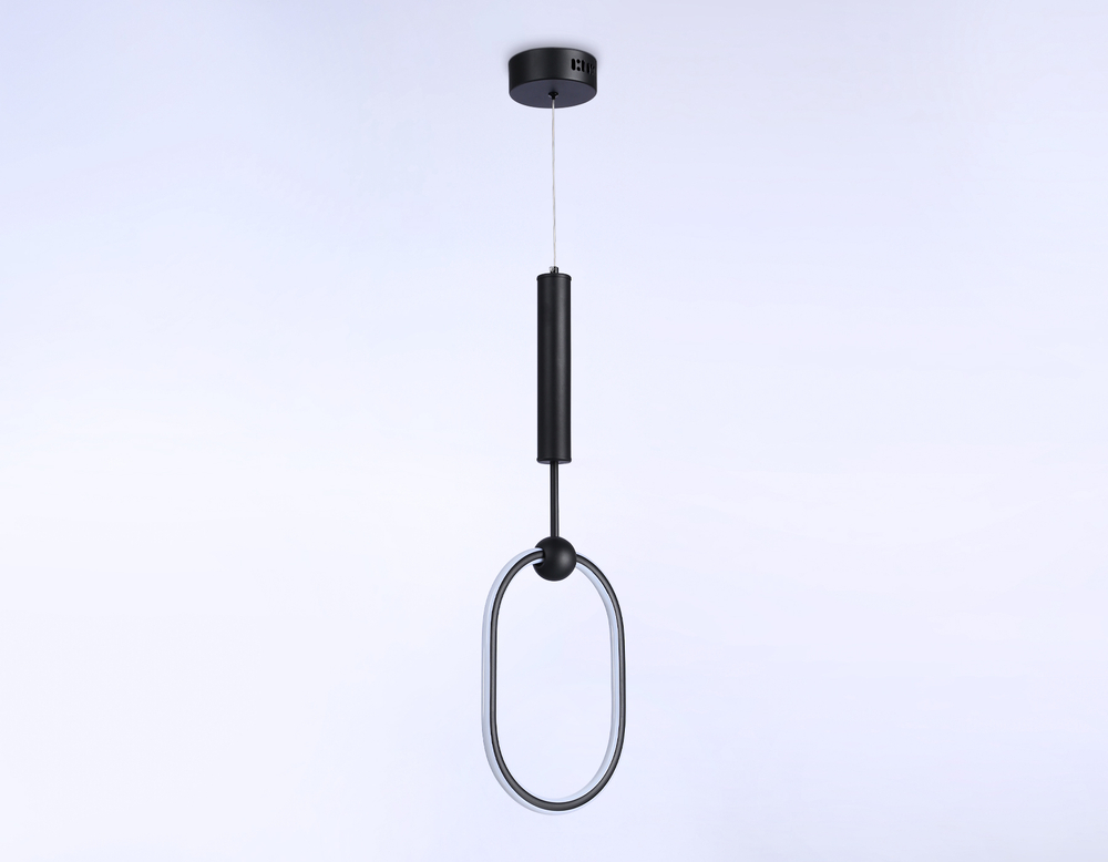 Светильник светодиодный подвесной с пультом FL10577 BK черный 3000K/4200K/6400K 56W 230*16*1000 (ПДУ ИК)