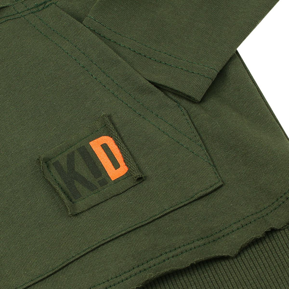 Джемпер д/мальчика M1130F-3/6 р.98 т.хаки (Такро)