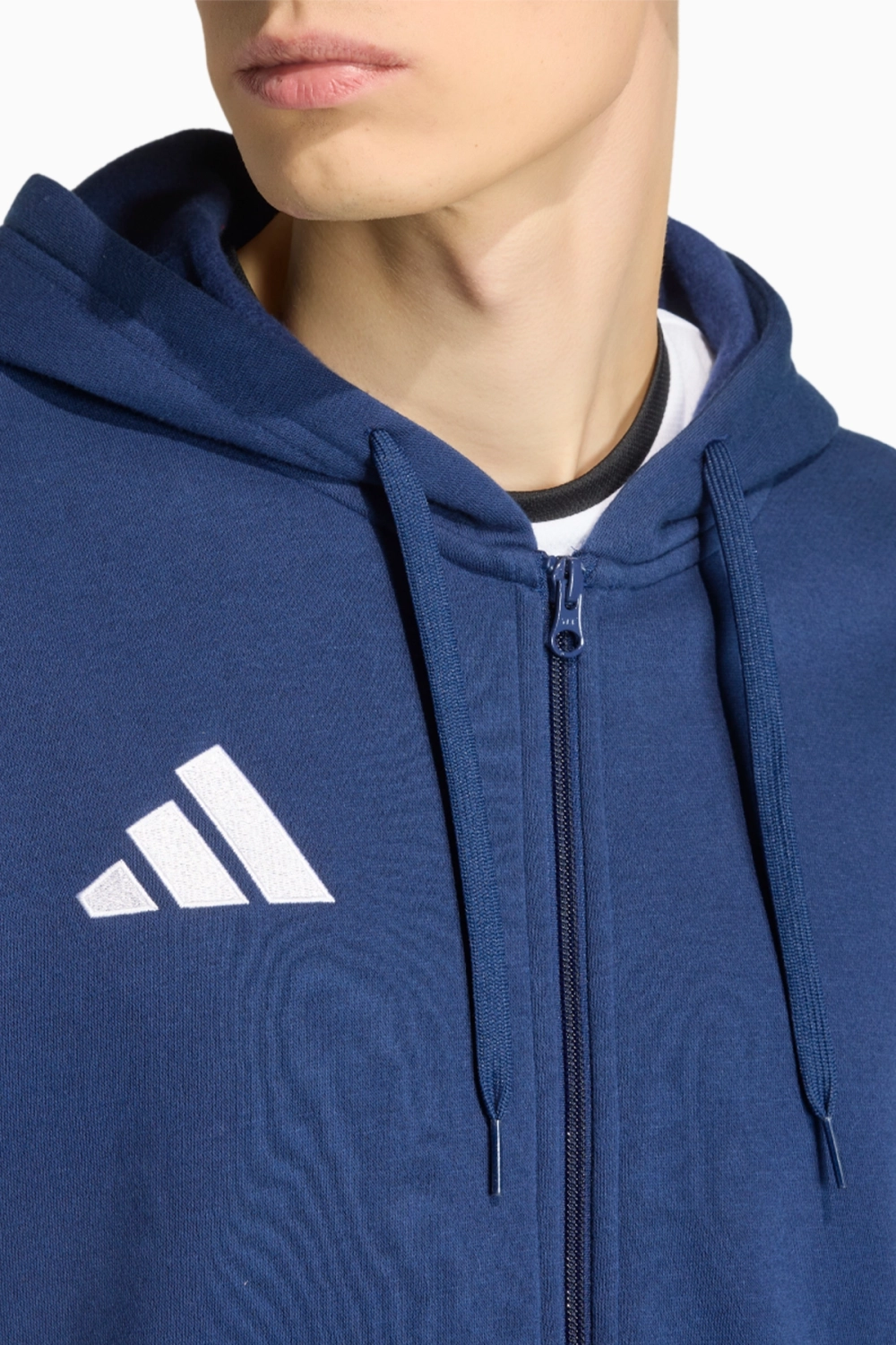 Кофта adidas Entrada 26 Sweat Full-Zip - темно-синий