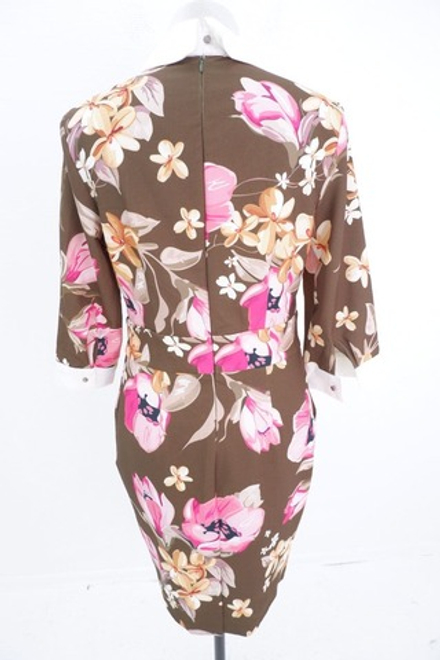 Платье AScool зеленое "с цветами" 44 размер, новое