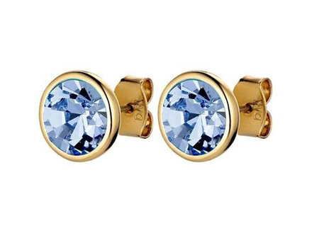 Серьги пусеты Dyrberg Kern DIA SG LIGHT SAPPHIRE 440169