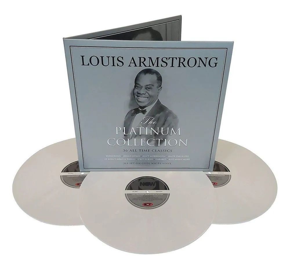 Louis Armstrong. Platinum Collection (3LP white) Луи Армстронг - новая запечатанная виниловая пластинка