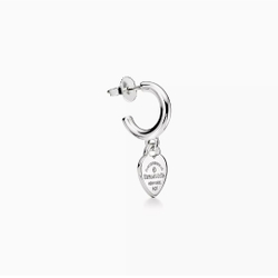 Серьги-кольца из серебра 925, Tiffany💝
