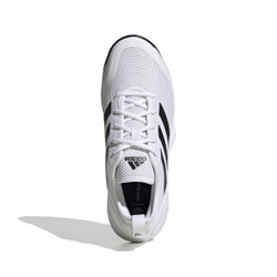 Мужские кроссовки теннисные Adidas Court Flash M - white/core black