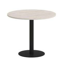 Onix Direct Стол круглый O.SPRG-1 Денвер Светлый/Металл Черный 900*900*750