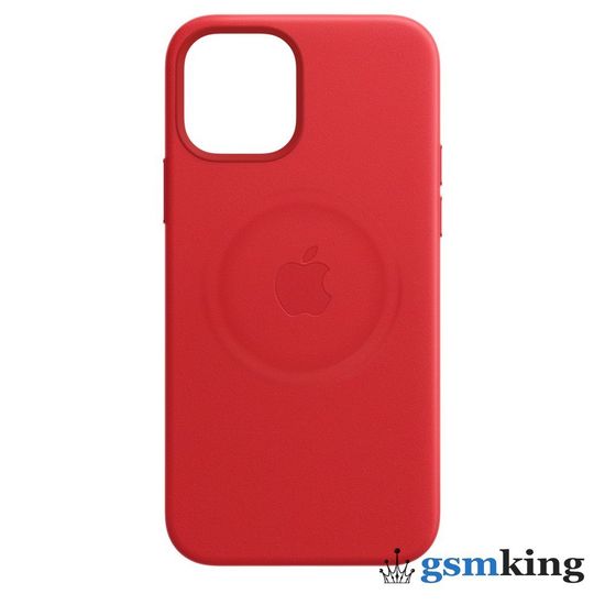 Leather Case with MagSafe iPhone 12 Pro Max Product Red (Красный)