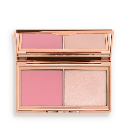 Палетка румяна и хайлайтер Charlotte Tilbury Hollywood Blush&Glow Glide Palette