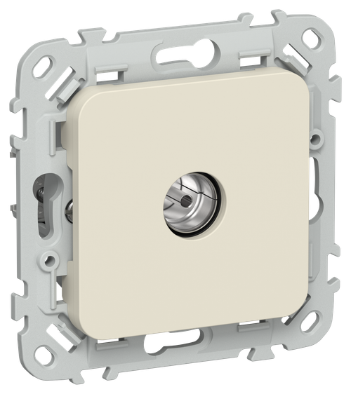 FLITE Розетка TV экранированная проходная тип M РТВм-1-1-2-ФлСл сливочный IEK