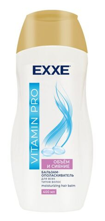 EXXE Бальзам VITAMIN PRO Объём и сияние 400 мл.