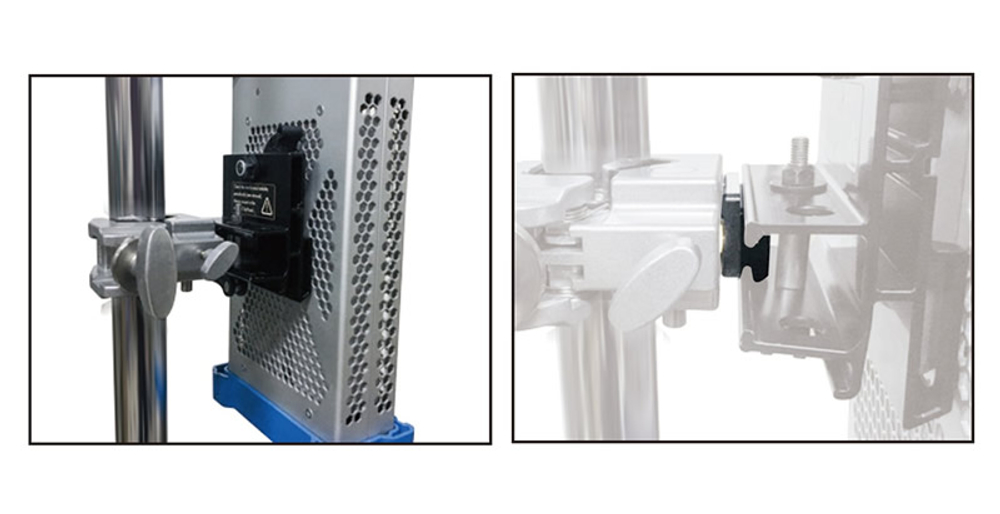 KUPO KCP-738 Convi Clamp for ARRI PSU Rail Mount. Держатель-зажим с адаптером для блока питания