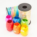 Лента (0,5 см*250 м) С Днем Рождения, Золото, 1 шт.