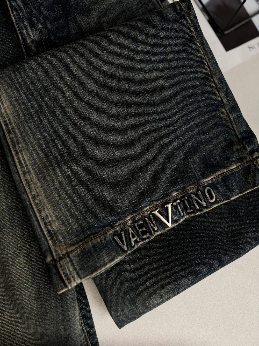 Брюки джинсовые жен. 73277 син.