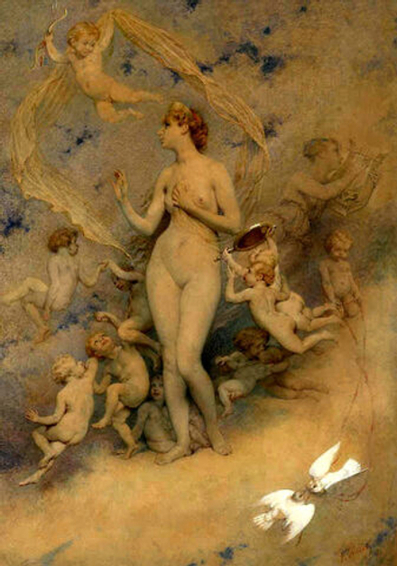 Victor Florence Pollet (1811-1882) - эротическое искусство французского художника