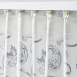 Комплект штор IKEA DOVREFIBBLOR (ДОВРЕФИББЛОР), Белый с рисунком, 145x250 см, 2 шт