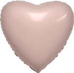 Сердце 19" Пыльная роза Agura