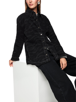 Джинсовая рубашка из хлопка