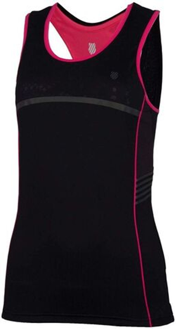 Женский топ теннисный K-Swiss Hypercourt Speed Tank W - черный