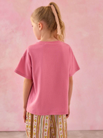 Футболка для девочки Next AG5-836, 3 шт., Розовый, Голубой, Белый