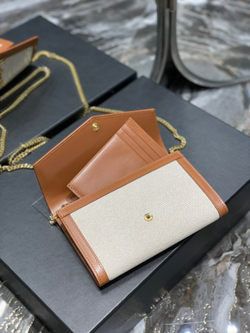 Saint Laurent Uptown Chain Wallet 19 cm