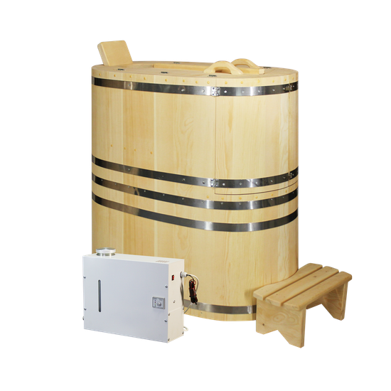 Комплект "КОМФОРТ" (кедровая бочка с парогенератором)