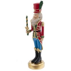 GAEM Фигурка декоративная "Солдатик-эльф", L10 W10 H39 см