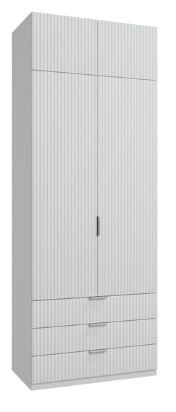 Антресоль на 2 дверный шкаф Париж, белый