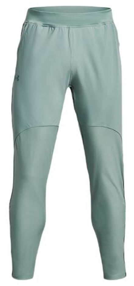 Теннисные брюки Under Armour Men's Qualifier Run 2.0 - fresco green/reflective