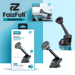 Держатель автомобильный FaizFull F40 магнитный, вращение 360°, на присоске Black