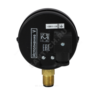 Манометр электроконтактный ЭКМ100Вм радиальный Дк100мм 0-1,6 МПа кл.2,5 М20х1,5 исполнение 5 ЗАВОД ТЕПЛОТЕХНИЧЕСКИХ ПРИБОРОВ