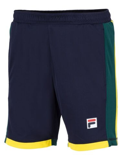 Шорты для мальчика теннисные Fila Shorts Todd Boys - deep teal/buttercup/fila navy