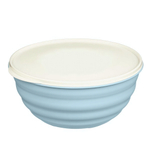 Миска круглая "Latina" 3,2л с крышкой (голубой)