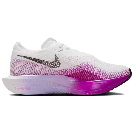 NIKE ZoomX Vaporfly 3 Беговые кроссовки Низкие Бело-розовые Женские